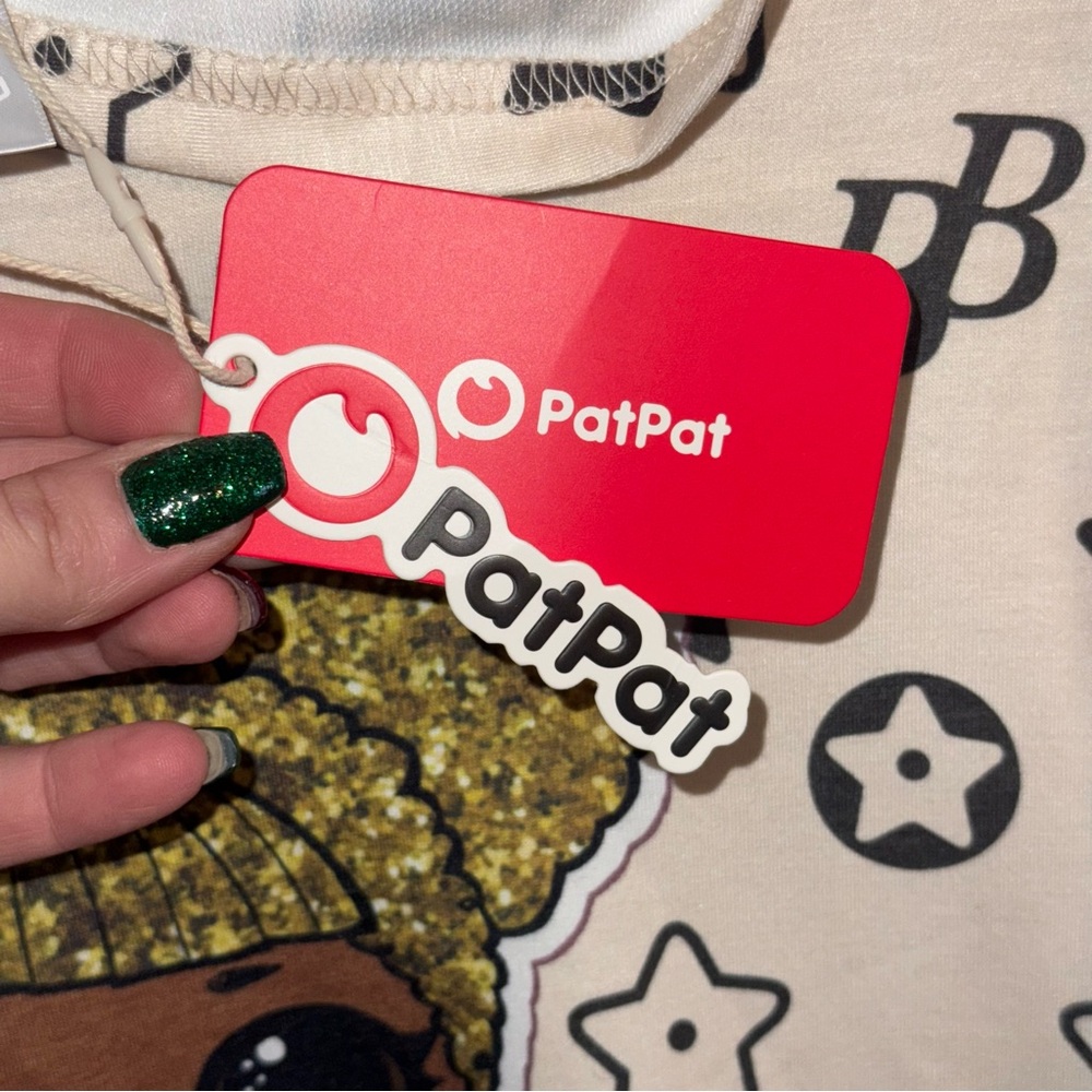 PatPat L.O.L surprise size 9-10 years Glittery character hoodie joggers outfit - Picture 4 of 6